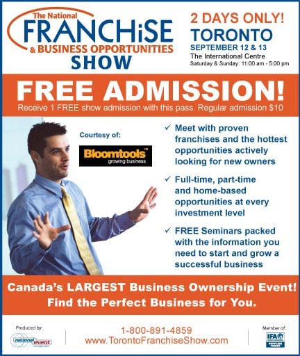 Visit Bloomtools at the National Franchise & Business Opportunities Show in Toronto! Visit Bloomtools at the National Franchise & Business Opportunities Show in Toronto!